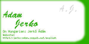 adam jerko business card